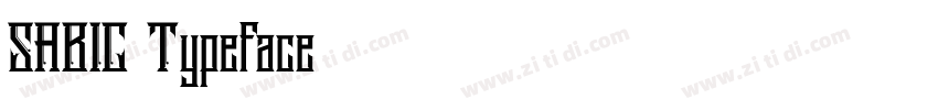 SABIC Typeface字体转换